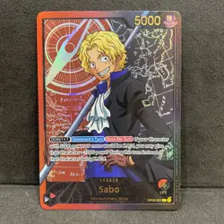 Sabo OP05-001 SPR Anime 25th Collection ONE PIECE Card EB02 2025 English - Image 1