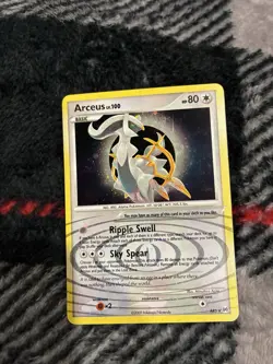 Arceus - AR5 - Pokemon Arceus Holo Card LP - Image 1