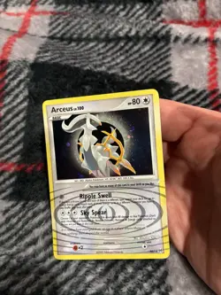 Arceus - AR5 - Pokemon Arceus Holo Card LP - Image 2