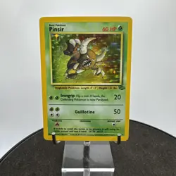 1999 Jungle Set Pinsir Holo 9/64 Rare WOTC Pokemon Card TCG -Original LP / NM - Image 1