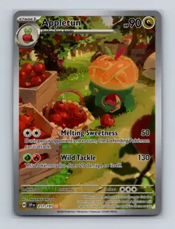 Appletun 211 2024 Pokemon Surging Sparks Illustration Rare Card NM+ - Image 1