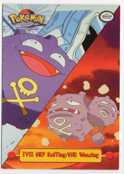 Koffing/ Weezing TV13 Puzzle Piece Topps TV Animation Edition Pokemon Card - Image 1