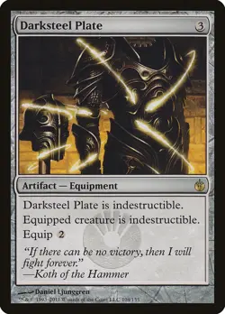 Darksteel Plate [Mirrodin Besieged] Near Mint - Image 1