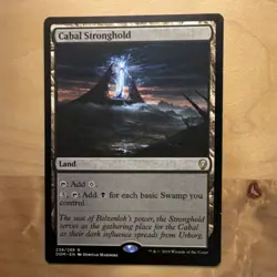 Magic: The Gathering Cabal Stronghold Dominaria Rare Land 238/269 2018 - Image 1