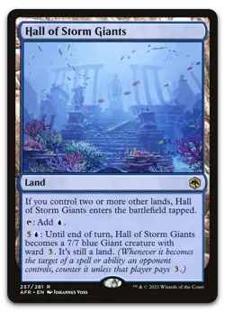 Hall of Storm Giants #257 (NM) Forgotten Realms AFR Magic MTG - Image 1