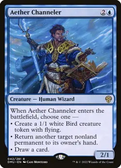 MTG Aether Channeler ** Dominaria United ** English - Image 1