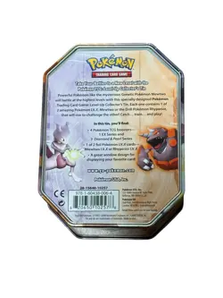 Pokemon Mewtwo LV.X DP28 Holo Promo Diamond & Pearl Psybarrier Giga Burn 120HP - Image 3