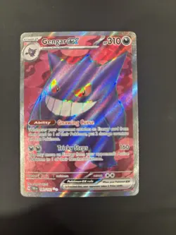 Pokemon TCG Gengar ex 193/162 Holofoil Ultra Rare SV05: Temporal Forces NM-MT - Image 1