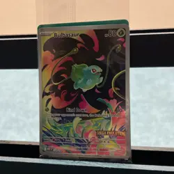 2025 POKEMON TCG MEGA EVOLUTION ILLUSTRATION BULBASAUR 133/132 BASIC PROMO MINT - Image 1