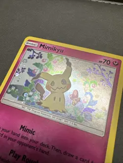Mimikyu SM163 Holo Black Star Promo Pokemon 2019 Sun & Moon TCG - Image 2
