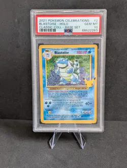 Pokemon TCG - Celebrations 2021 - Blastoise #2 - PSA 10 - Image 1