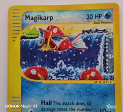 Very Rare Reverse Holo Magikarp 118/165 Expedition Base Set Pokemon TCG -NM/LP - Image 4