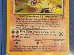 Charizard base set 2 Holo 4/130 pokemon – DAMAGED - Image 3