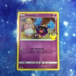 Cosmog - 13/25 - Holo Rare - 25th Anniversary Celebrations - Pack Fresh Pokemon - Image 1