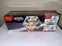 NEW SEALED Pokemon TCG Prismatic Evolutions Surprise Box Booster 2-Pack Bundle - Image 1