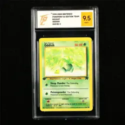 TQG 9.5 MINT+ 2000 Pokemon ENG Oddish 63/82 C - Image 1