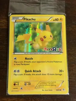 Pikachu Toys R Us Promo 26/83 (Sealed) Near Mint Pokemon Toys R US - Image 1