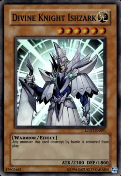 Divine Knight Ishzark - Super Rare LODT-EN091 - MP - YuGiOh - Image 1
