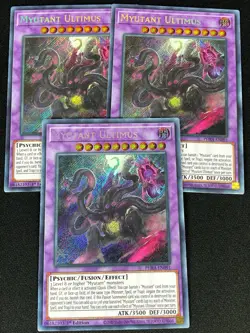 YUGIOH MYUTANT ULTIMUS PHRA-EN091 1ST SECRET X3 (NM) - Image 1