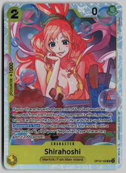 x4 One Piece TCG Shirahoshi OP12-102 SR Legacy of the Master PLAYSET - Image 1