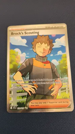 Pokemon Card - Journey Together - Brock's Scouting 179/159 - Image 1