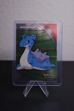 Lapras Topps Pokemon Heroes & Villains Card #HV13 TV Animation Edition - Image 1