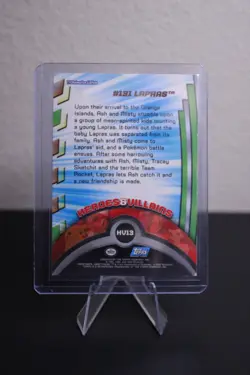 Lapras Topps Pokemon Heroes & Villains Card #HV13 TV Animation Edition - Image 2