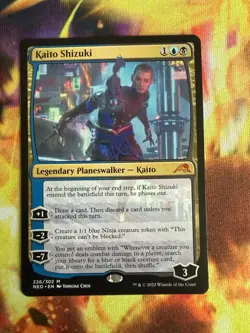 KAITO SHIZUKI Kamigawa: Neon Dynasty NEO Planeswalker Magic MTG MINT CARD - Image 1