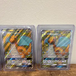Pokemon Dragonite GX Ultra Rare Holo Lot 4 Cards English & Japanese - Image 3