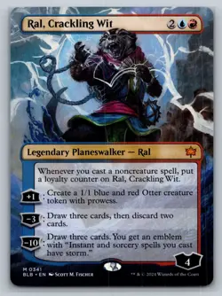 Ral, Crackling Wit (Borderless) Bloomburrow Regular - Image 1