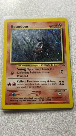 Pokemon Houndour Neo Discovery Holo Rare #5 - Image 1