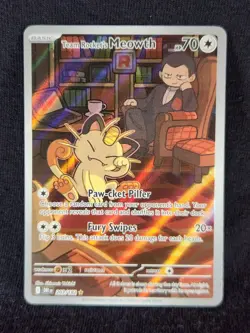 Team Rocket's Meowth #203 - Pokemon: Destined Rivals - Image 1