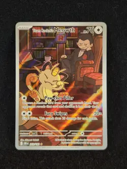 Team Rocket's Meowth #203 - Pokemon: Destined Rivals - Image 3