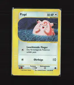 Piepi - Pokemon Karte TCG - POOR! - 101/165 Reverse Holo Vintage Expedition /W75 - Image 1