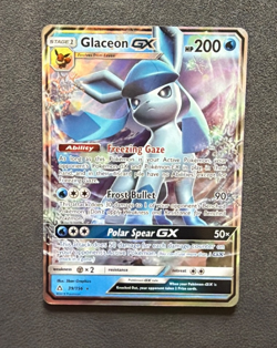 Pokemon TCG Glaceon GX 39/156 Ultra Prism Sun & Moon (NMT-MT) - Image 1