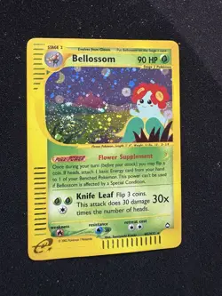 Bellossom 2003 Pokemon H5/H32 Aquapolis Holo LP-NM W/ RARE SWIRL - Image 3