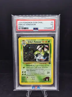 2000 Pokemon Erika's Venusaur Gym Challenge Holo PSA 3 - Image 1