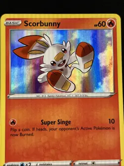Scorbunny SWSH002 Black Star Promo Holo - Pokemon TCG Sword & Shield - Image 3