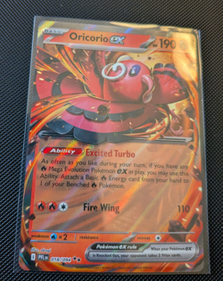 Oricorio *FAINT HOLO* #018/094 (Phantasmal Flames) PFL Pokemon **Misprint NM - Image 1