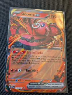 Oricorio *FAINT HOLO* #018/094 (Phantasmal Flames) PFL Pokemon **Misprint NM - Image 5