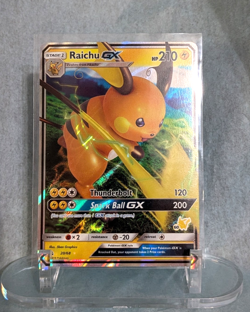 Raichu GX #20/68 *PikachuStamp60* BTA Hidden Fates Pokemon NM *2019* - Image 1