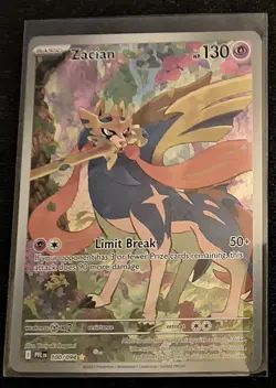 Zacian #100/094 (Phantasmal Flames) ME02: PFL Pokemon *ILLUSTRATION RARE* NM - Image 2
