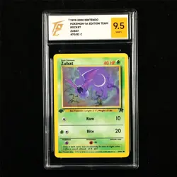 TQG 9.5 MINT+ 1999-2000 Pokemon ENG Zubat 70/82 C - Image 1