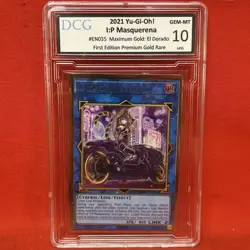 2021 Yu-Gi-Oh I:P Masquerena MGED-EN035 Premium Gold DCG 10 1st Ed - Image 1