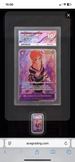Ace 10 - Mr 2 Bon Kurei Alt Art - PERFECT SUBGRADES - EB01-061 - One Piece - Image 3