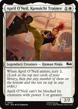 ~ April O'Neil, Kunoichi Trainee ~ NM ~ Teenage Mutant Ninja Turtles ~ MTG ~ - Image 1