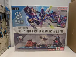 Gundam Card Game Heroic Beginnings Starter Deck Assemble Set ST01A NEW ENGLISH - Image 1