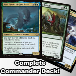 MTG Commander EDH Deck Aesi, Tyrant of Gyre Strait 100 Magic Cards Custom Deck - Image 1