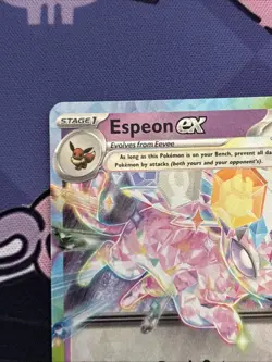 Pokemon TCG Espeon EX Double Rare Prismatic Card 034/131 - Image 2