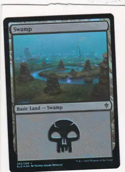 Magic: MTG: Throne of Eldraine: Foil: Swamp #260 - Image 1